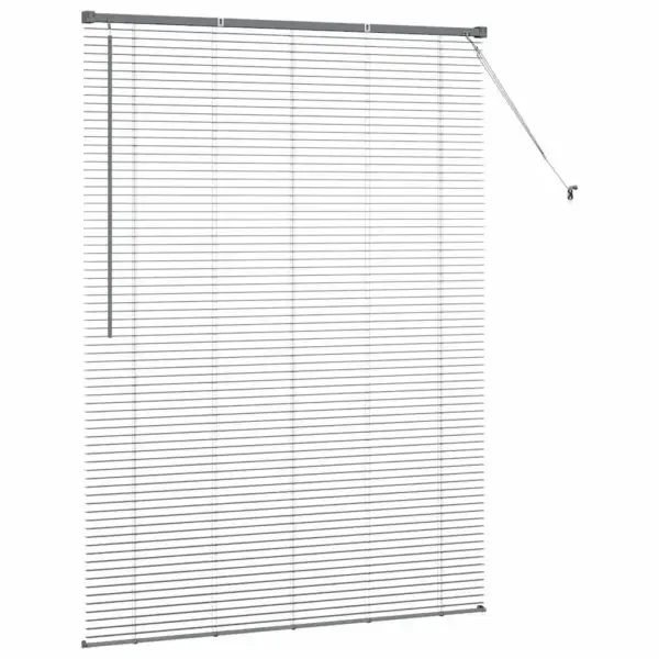 Veneetsia ruloo, tumehall alumiinium, 175 x 135 cm – 6