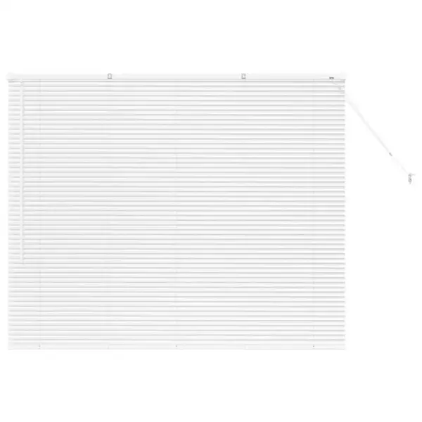 Veneetsia ruloo, valge alumiinium, 130 x 155 cm - 2