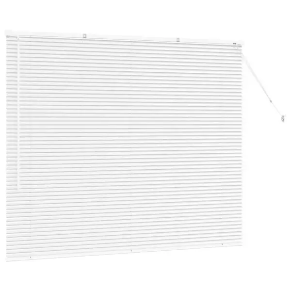 Veneetsia ruloo, valge alumiinium, 130 x 155 cm - 5