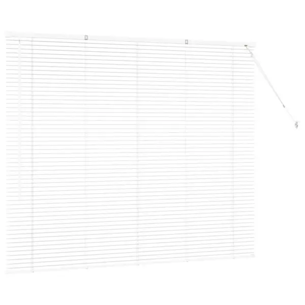 Veneetsia ruloo, valge alumiinium, 130 x 155 cm - 6