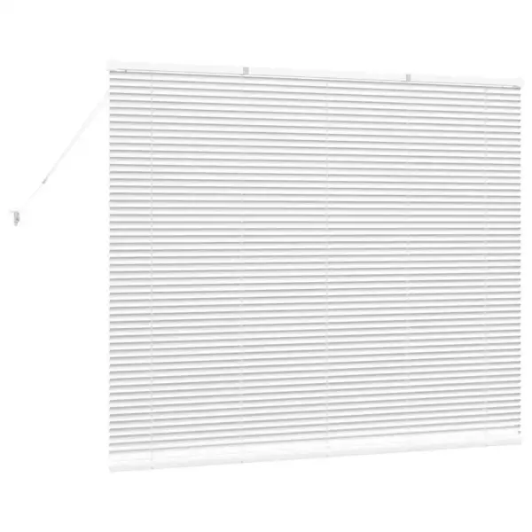 Veneetsia ruloo, valge alumiinium, 130 x 155 cm - 7