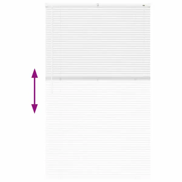 Veneetsia ruloo, valge alumiinium, 175 x 105 cm – 12