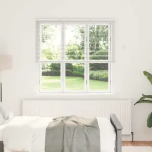 Valge alumiiniumist Veneetsia ruloo 175 x 140 cm