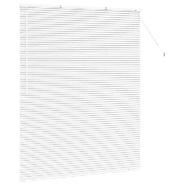 Valge alumiiniumist Veneetsia ruloo 175 x 140 cm – 5