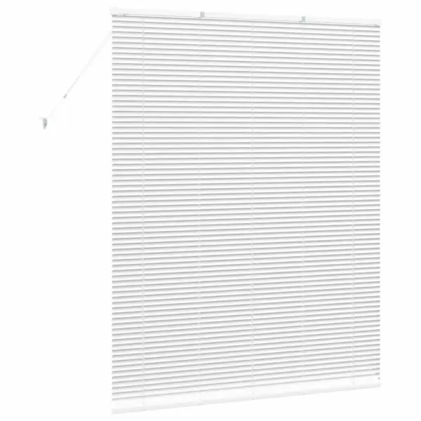 Valge alumiiniumist Veneetsia ruloo 175 x 140 cm – 7