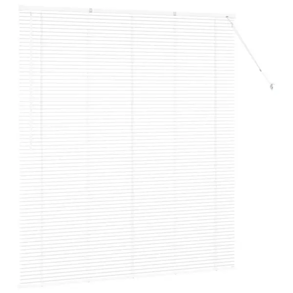 Veneetsia ruloo, valge alumiinium, 175 x 160 cm - 6