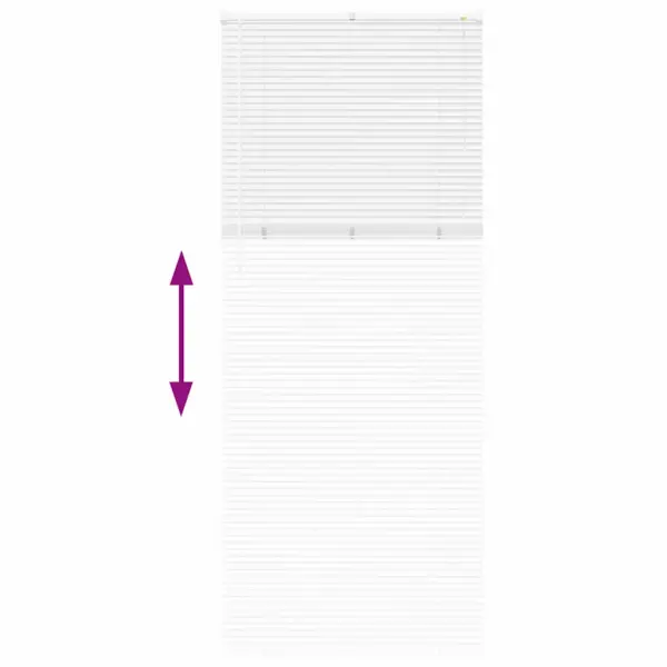 Veneetsia alumiiniumruloo valguse ja privaatsuse reguleerimiseks, valge, 220 x 95 cm – 12