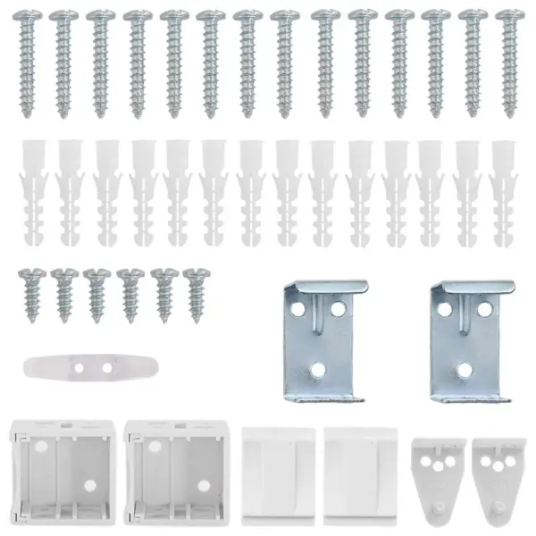Veneetsia ruloo, reguleeritav, valge PVC, 213 x 130 cm – 8