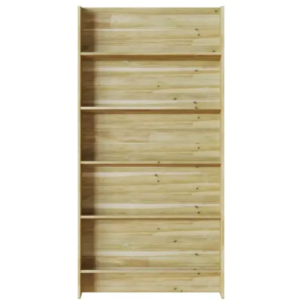 Vertikaalne taimede riiul taimekastidega, pruun immutatud männipuit, 90 x 15 x 180 cm – 5