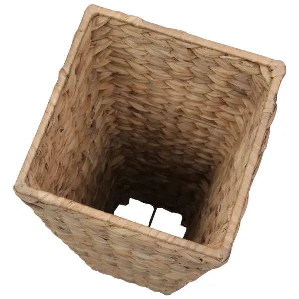 Vesihüatsindist taimekastide komplekt terasraamiga, 3 erinevat suurust, pruun – 7