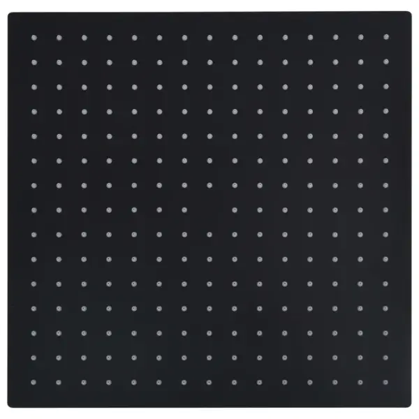 Vihmaduši otsak, kandiline, must roostevaba teras, 40 x 40 cm – 2