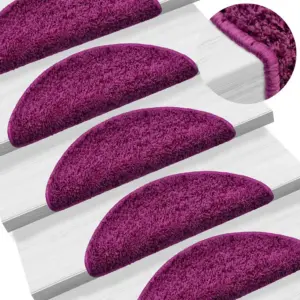 Trepimatid libisemisvastase teibiga, poolringikujulised, violetne, 10 tk, 56 x 17 x 3 cm