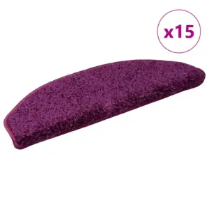 Poolringikujulised violetsed trepimatid kahepoolse teibiga, 15 tk, 65 x 21 x 4 cm