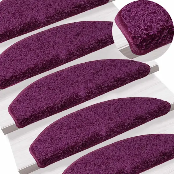 Poolringikujulised violetsed trepimatid kahepoolse teibiga, 15 tk, 65 x 21 x 4 cm – 3