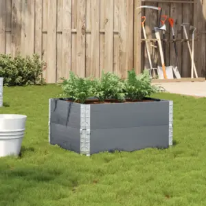 Virnastatav hall männipuidust taimekast, 80 x 60 x 41 cm