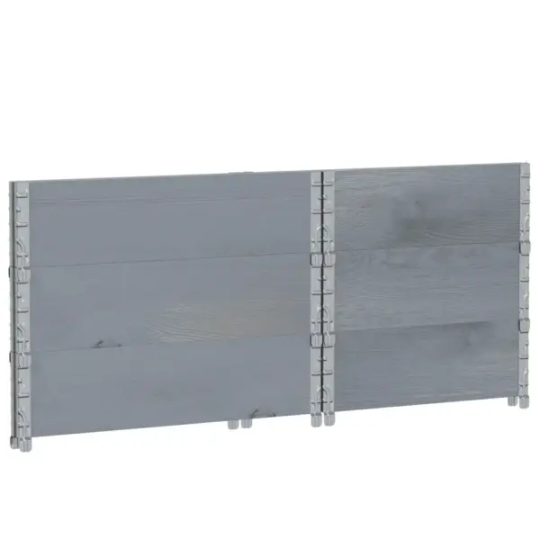 Virnastatav hall männipuidust taimekast tsingitud nurkadega, 80 x 60 x 60,5 cm – 6