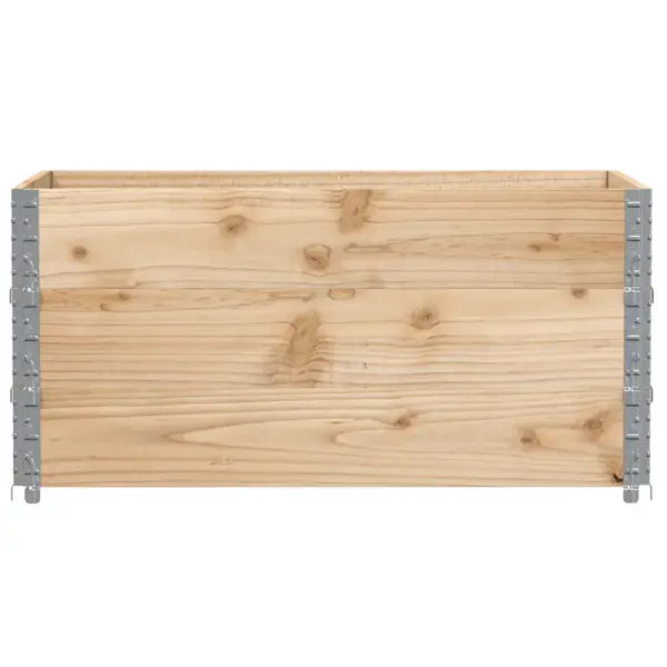 Virnastatav männipuidust taimekast tsingitud nurkadega, 120 x 80 x 60,5 cm – 3