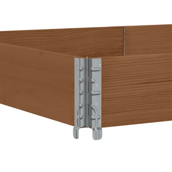 Virnastatav männipuidust taimekast, pruun, 150 x 100 x 41 cm – 5