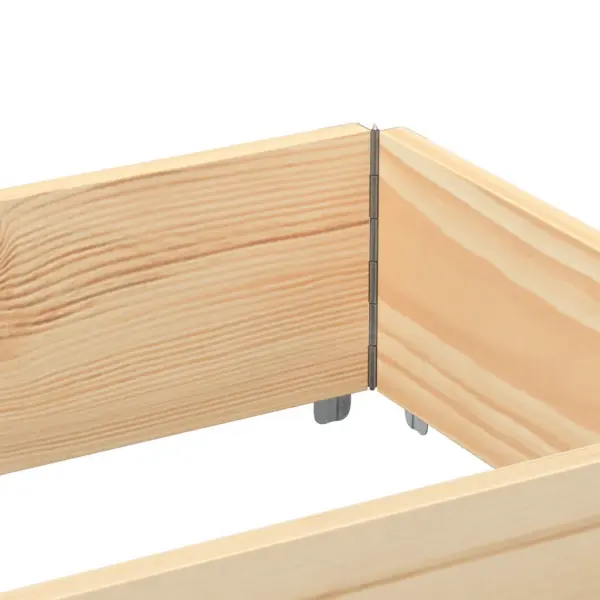 Virnastatav männipuidust taimekast, kokkupandav, 150 x 50 x 41 cm – 7