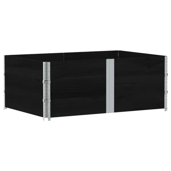 Virnastatav must männipuidust taimekast, 150 x 100 x 60,5 cm – 5