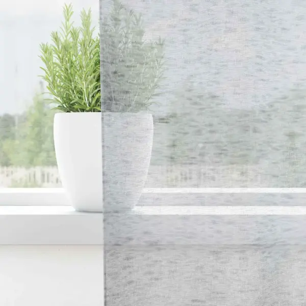 Läbipaistev voile-kardinakomplekt, tumehall, 2 tk, 260 x 140 cm, polüester – 3