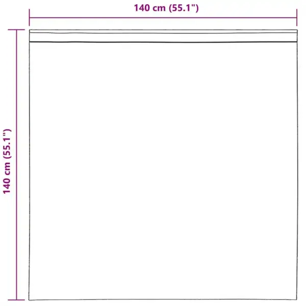 Poolläbipaistvad voile kardinad aasadega ülaosaga, 2 tk, kreemjasvalged, 140 x 140 cm – 8