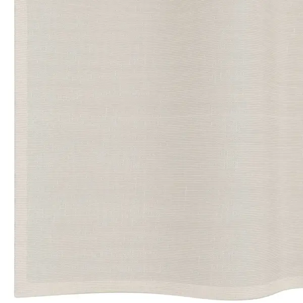 Poolläbipaistvad voile-kardinad aasadega, 2 tk, kreemjasvalge, 140 x 225 cm – 6