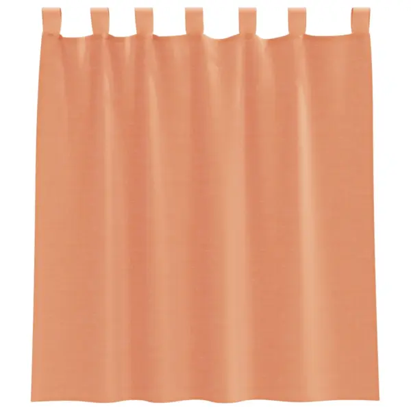 Aasadega voile-kardinad, terrakota, 2 tk, 140 x 140 cm – 4