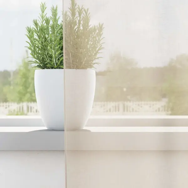 Poolläbipaistvad voile-kardinad lipikuga ülaservaga, kreemjasvalged, 2 tk, 140 x 260 cm – 3