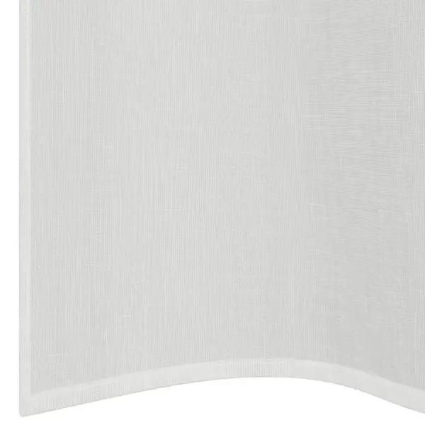 Poolläbipaistvad voile-kardinad rõngasriputusega, 2 tk, valge, 140 x 175 cm – 6