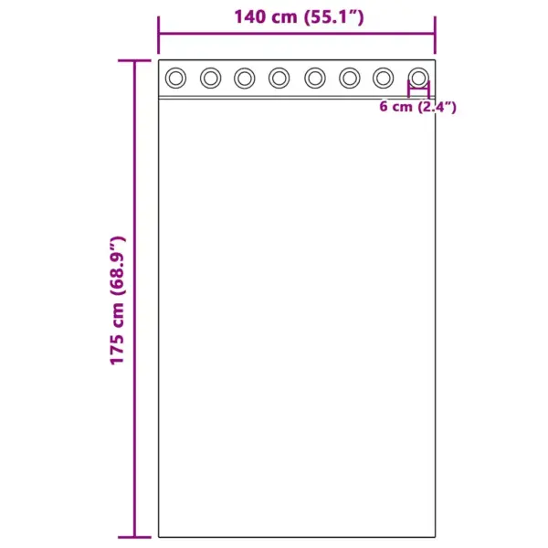 Poolläbipaistvad voile-kardinad rõngasriputusega, 2 tk, valge, 140 x 175 cm – 8