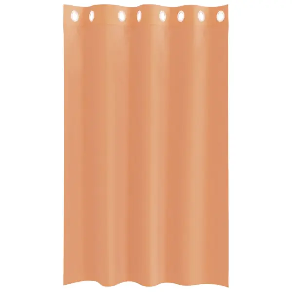 Poolläbipaistvad voile kardinad rõngastega, 2 tk, terrakota, 140 x 175 cm – 4