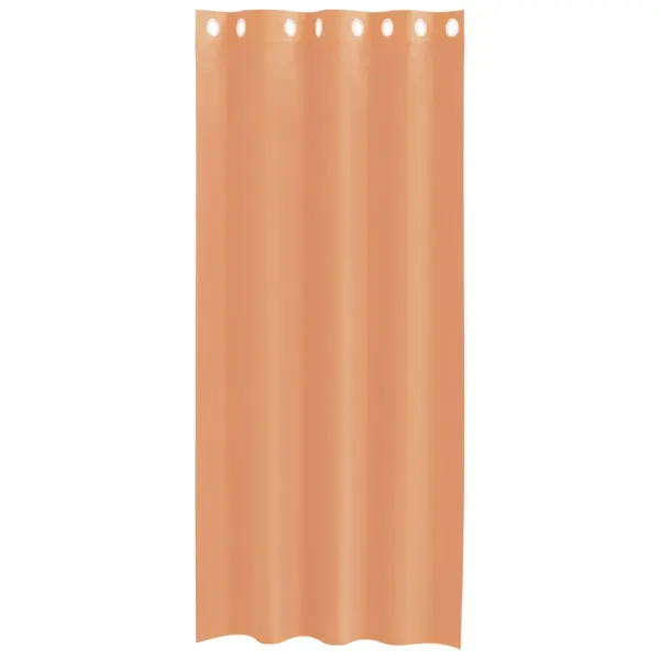 Poolläbipaistvad voile-kardinad rõngastega, terrakota, 2 tk, 140 x 225 cm – 4