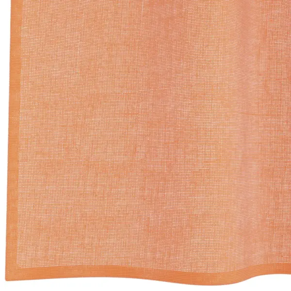 Poolläbipaistvad voile-kardinad rõngastega, terrakota, 2 tk, 140 x 225 cm – 6