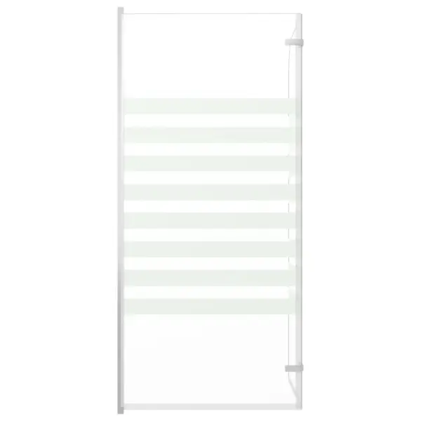 Volditav karastatud klaasist vannisein triibumustriga, 120 x 140 cm – 5