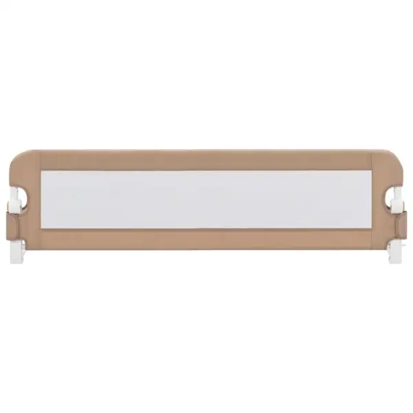 Voodipiire väikelapse voodile, pruunikashall, polüesterkangas, 150 x 42 cm – 3