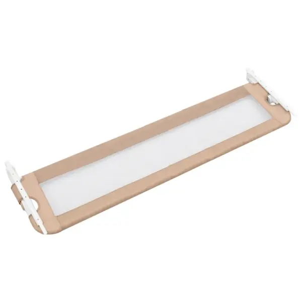 Voodipiire väikelapse voodile, pruunikashall, polüesterkangas, 150 x 42 cm – 4