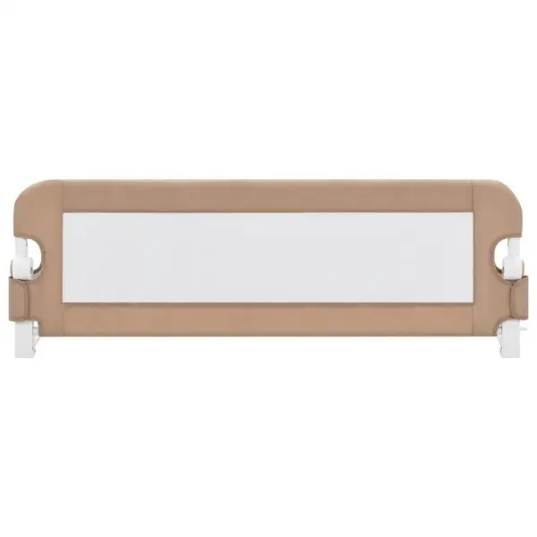 Voodipiire väikelapse voodile, pruunikashall, 120 x 42 cm, polüester – 3