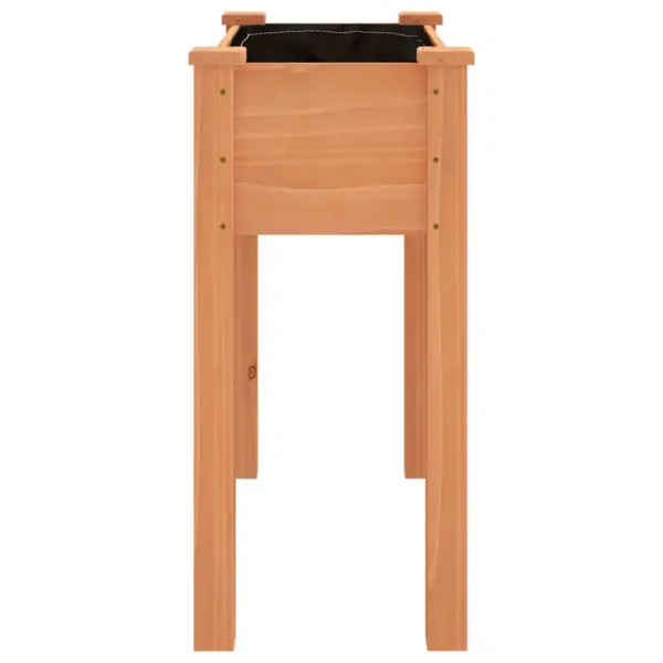 Voodriga kõrgendatud taimelava, pruun nulupuit, 71 x 37 x 76 cm – 5