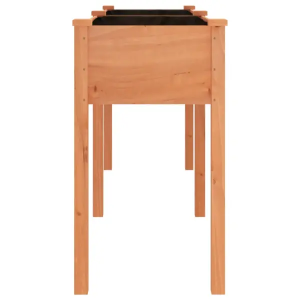 Pruun voodriga taimelava nulupuidust, 161 x 45 x 76 cm – 5