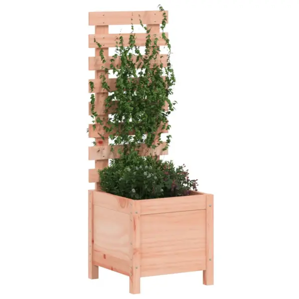 Võrega taimekast ebatsuugapuidust, pruun, 39 x 39,5 x 114 cm – 3