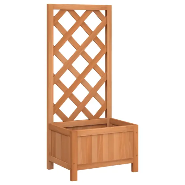 Pruun nulupuidust võrega taimekast, 40 x 30 x 90 cm – 2