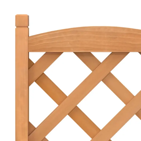 Võrega taimekast ronitaimedele, pruun nulupuit, 40 x 30 x 90 cm – 7