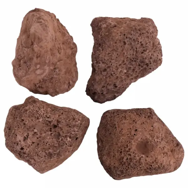 Vulkaanilised laavakivid akvaariumile ja aiakujundusse, punane, 10–30 cm, 10 kg – 4