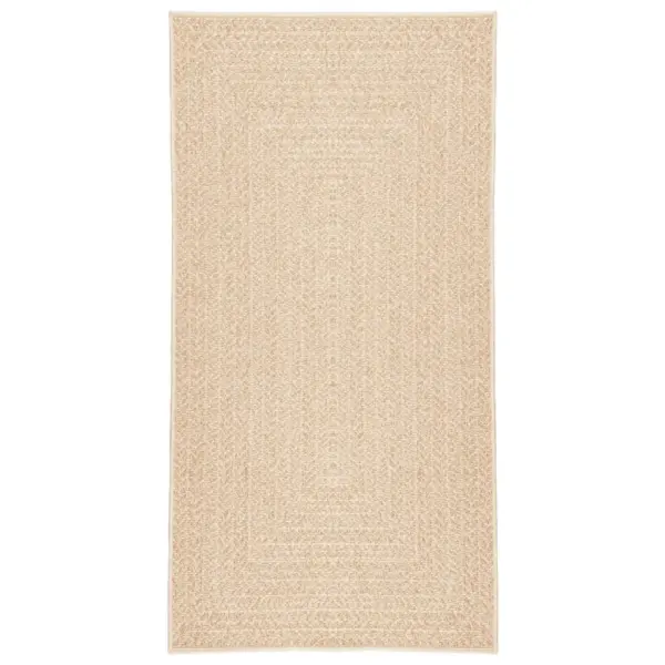 Beež sise- ja õuevaip ZIZUR, džuudi välimusega polüpropüleen, 80 x 150 cm – 2