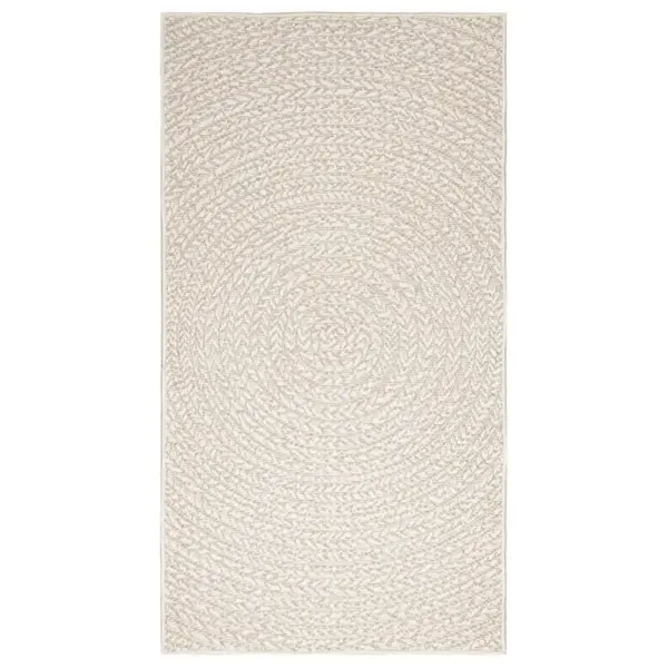 Sise- ja õuevaip ZIZUR, džuudimustriga, kreemjas, 80 x 150 cm – 3