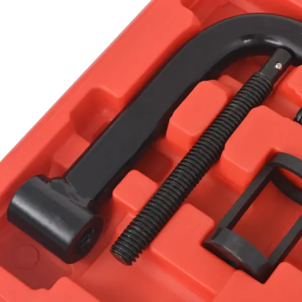 Klapivedrude kokkusurumise tööriistakomplekt, 10-osaline, C-klamber ja adapterid – 4