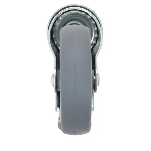 Pöörlevad mööblirattad poldiauguga, piduritega, 32 tk, 100 mm, hall – 6