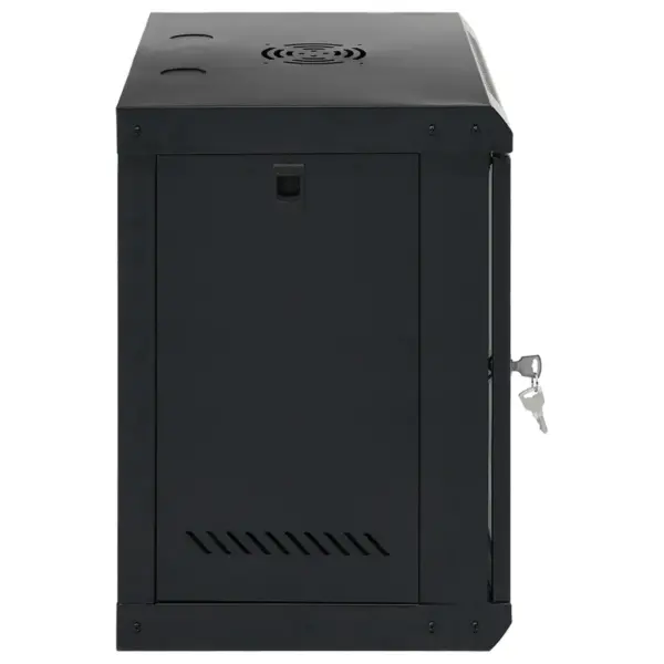 12U seinale paigaldatav serverikapp 19-tollistele seadmetele, must, IP20, 53 x 40 x 60 cm – 4
