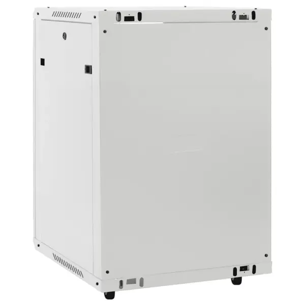 15U 19-tolline serverikapp pöörlevatel jalgadel, IP20, hall, 60 x 45 x 86 cm – 4